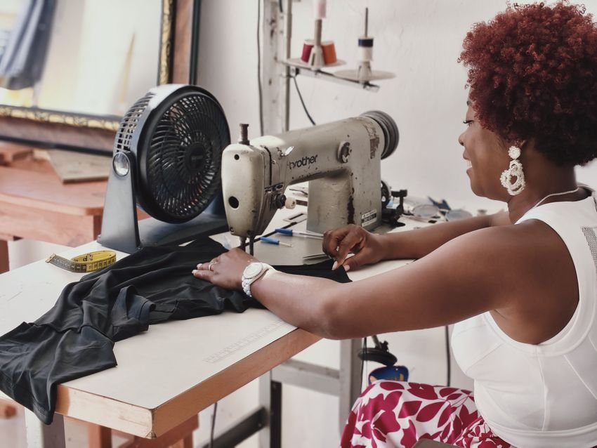Mira concept represented through careful sewing studio work