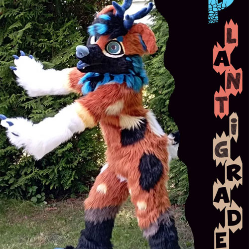 plantigrade 3/4ths suit